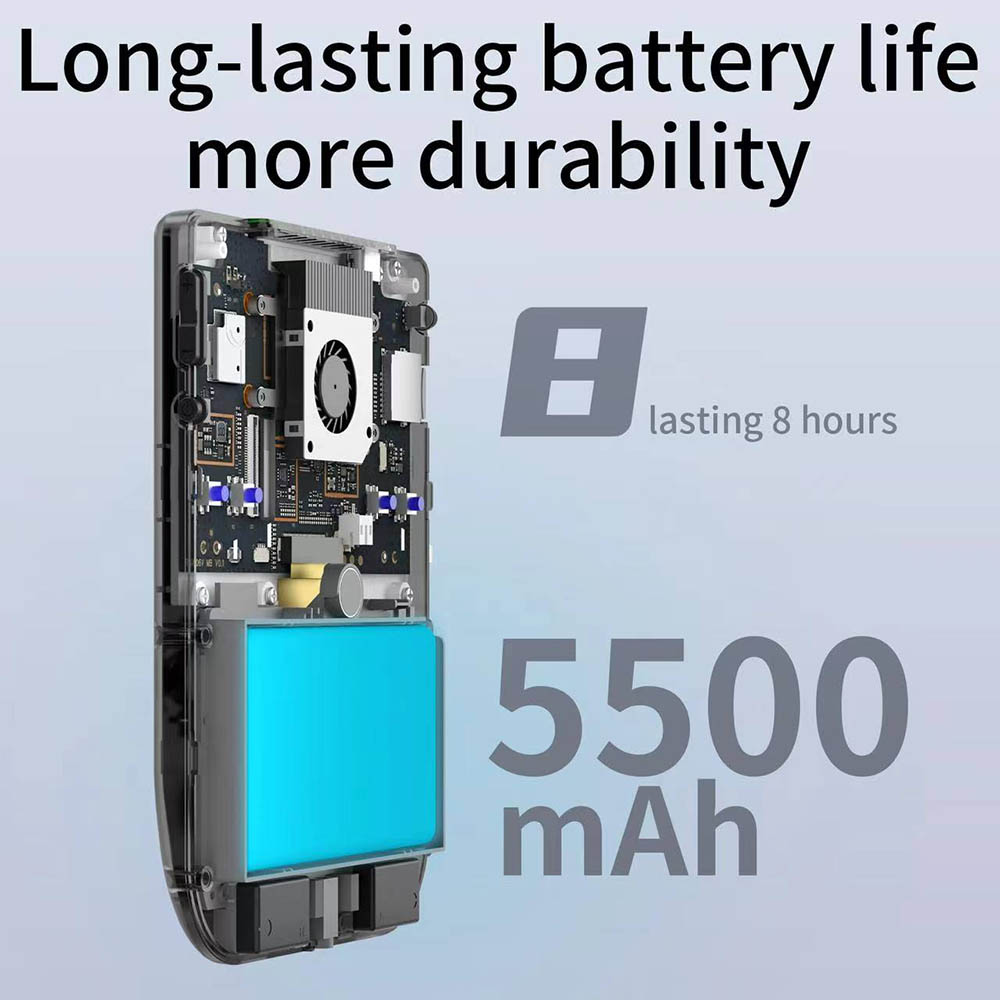 ANBERNIC RG406V Android 13 Game Console, 4-inch 960*720P IPS Touchscreen, 8GB LPDDR4 +128GB UFS2.2, 256GB TF Card 9000+ Games, 1080p Output, 5G WiFi, Bluetooth 5.0, Moonlight Streaming - White