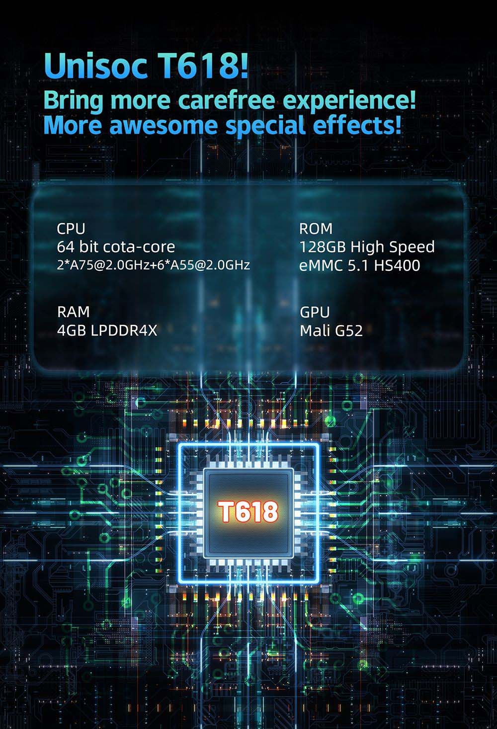 Refurbished ANBERNIC RG505 Handheld Game Console, Unisoc Tiger T618 64-bit Cota-core, 4.95'' OLED Touch Screen 4+128GB Android 12