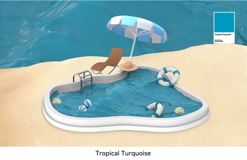 Refurbished 4kg Anycubic Pantone PLA Filament - Peach Fuzz, Interstellar Violet, Spring Leaf, Tropical Turquoise