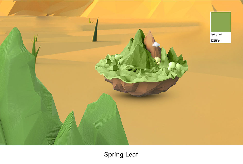 Refurbished 4kg Anycubic Pantone PLA Filament - Peach Fuzz, Interstellar Violet, Spring Leaf, Tropical Turquoise