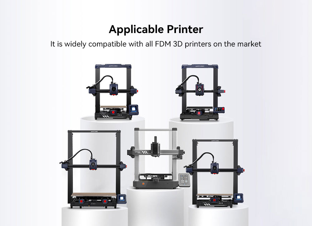 Refurbished 4kg Anycubic Pantone PLA Filament - Peach Fuzz, Interstellar Violet, Spring Leaf, Tropical Turquoise
