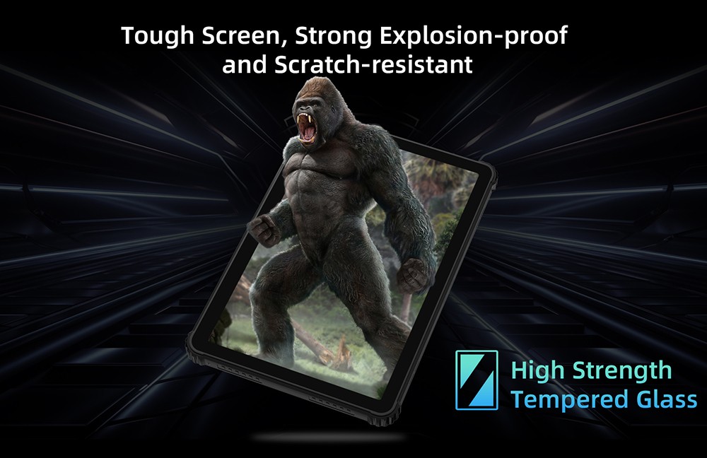 BMAX I10 S Pro Rugged Tablet, 10.1 inch 1920*1200 IPS Touchscreen, UNISOC T616 8 Cores Max 2.0GHz, 14GB RAM (6GB +8GB Expansion) 128GB ROM, Android 14, 2.4/5GHz WiFi Bluetooth 5.0, 13MP+5MP Camera, 10000mAh Battery, GPS/Galileo/GLONASS/BDS, 4G LTE