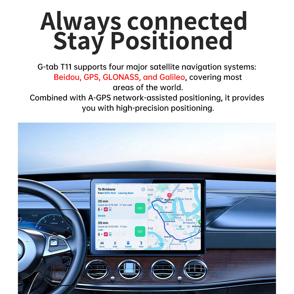 G-tab T11 Android 14 Tablette, écran IPS 10,1 pouces 1280*800, Unisoc T606 8 cœurs, 8 Go de RAM (extension 4 Go + 4 Go) 128 Go de ROM, WiFi 2,4/5 GHz Bluetooth 5.0, batterie 6580 mAh, appareil photo 8 MP + 13 MP, double 4G LTE, Widevine L1