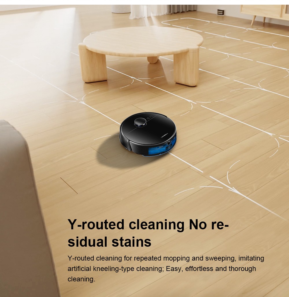Liectroux M70 Pro Lidar Robot Vacuum Cleaner with Self-emptying Dustbin, Multi-floor Map Storage, 6500Pa Strong Suction, 3200mAh Battery, Max. 175min Runtime, Smart App & Voice Control, 3L Dust Bag, Black