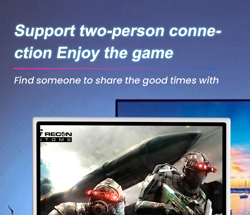 R36 Max Handheld Game Console, 128GB TF Card with 30000 Games, 4.0 inch IPS Screen, Open Source Linux, 30+ Emulator, 6 Hours Playtime - Blue