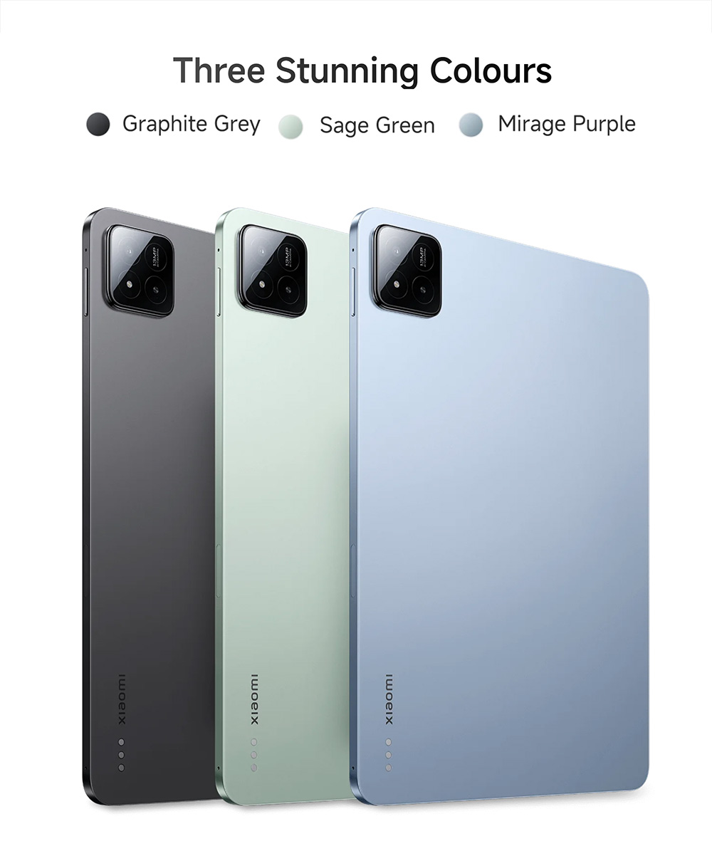 Xiaomi Pad 7 Tablet Chinese Version, 11.1 inch 3200*2136 Screen, Snapdragon 7 8 Core Max 2.8GHz, 12GB RAM 128GB ROM, 13MP+8MP Camera, 8850mAh Battery, WiFi 6E Bluetooth 5.4, Dolby Atmos - Blue