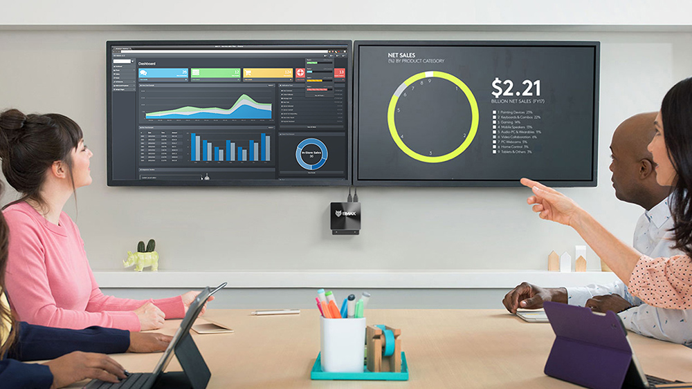 BMAX B9 Power Mini PC, Intel Core i9-12900H 14 cœurs Max 5,0 GHz, 32 Go de RAM 1 To SSD, DP+HDMI+Type-C Triple écran 4K, prise en charge HDR dynamique, WiFi 6 Bluetooth 5.2, 2*USB 3.2 2*USB 2.0 1*RJ45 1*prise casque 3,5 mm