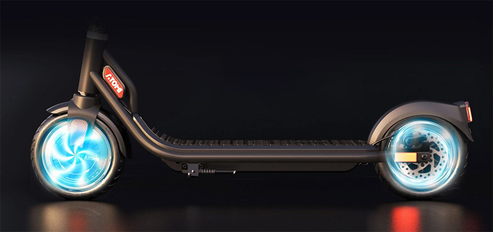 Atomi E20 Electric Scooter 8.5 inch Air Tire 250W Motor (Max Output 500W) 36V 7.5Ah Battery 30km Range Dual Brake 120kg