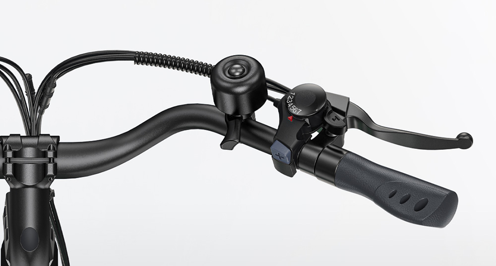 HillMiles MileCity1 Electric Bike, 250W Motor, 36V 13AH Battery, 26-inch Tire, 32km/h Max Speed, 100km Max Range, Shimano 7-speed, Mechanical Disc Brake, Front Fork Suspension, IP65 Waterproof