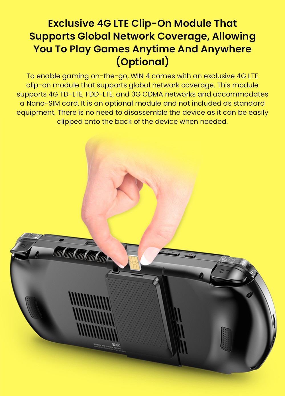 GPD WIN 4 (2025) Game Laptop, 6'' 1920x1080 Screen, AMD Ryzen AI 9 HX 370 12 Cores Max 5.1GHz, 32GB LPDDR5x RAM 2TB SSD, WiFi6E Bluetooth5.3, 1*USB4, 1*Full-featured Type-C, 1*Charging Only Type-C, 1*Oculink, 3*USB3.2, 1*HDMI2.0, 1*RJ45 - US Plug