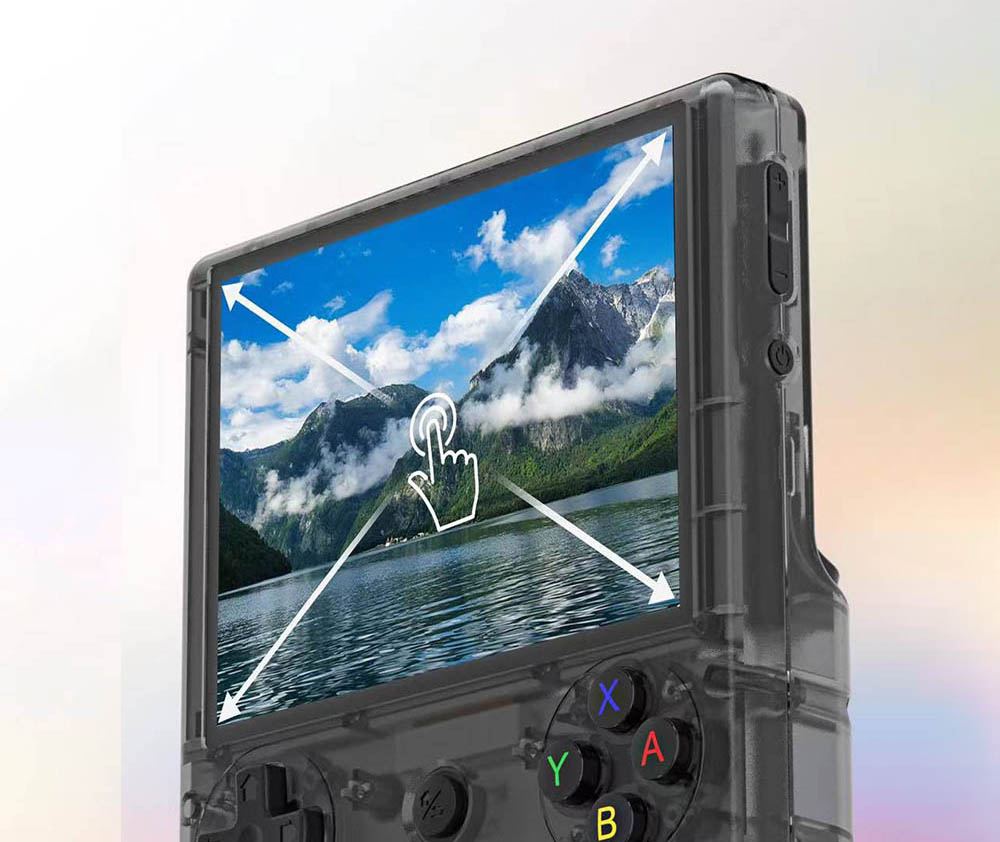 ANBERNIC RG406V Android 13 Game Console, 4-inch 960*720P IPS Touchscreen, 8GB LPDDR4 +128GB UFS2.2, 1080p Output, 5G WiFi, Bluetooth 5.0, Moonlight Streaming - Grey