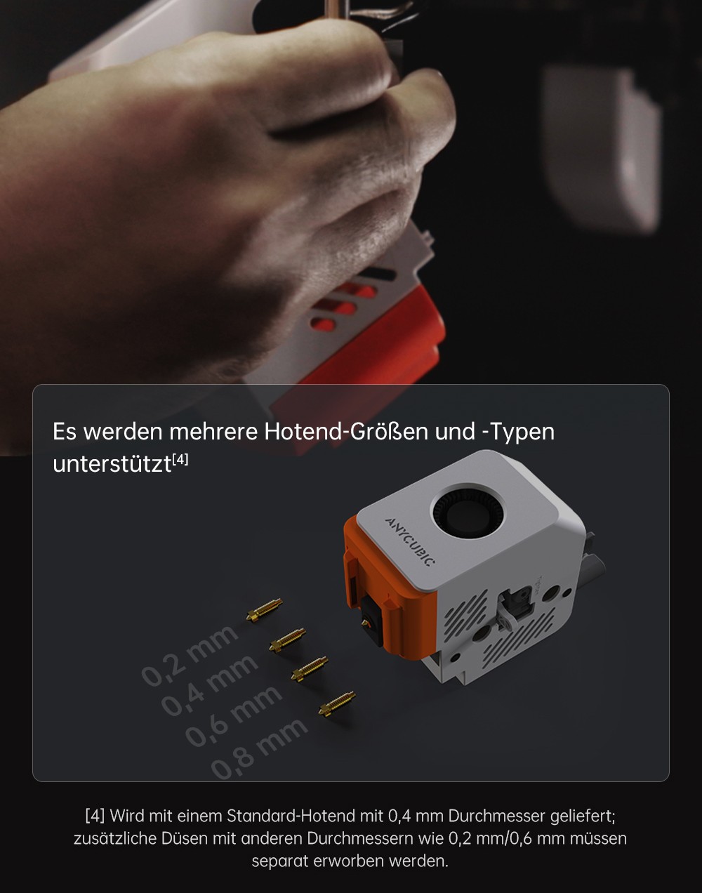 ANYCUBIC KOBRA S1 COMBO 3D-Drucker, lebendiger 8-Farben-Druck, 600 mm/s ultraschnelle Geschwindigkeit, automatische Nivellierung, 320 °C Hotend, 44 dB ultraleise, CoreXY-Konstruktion, 250 x 250 x 250 mm