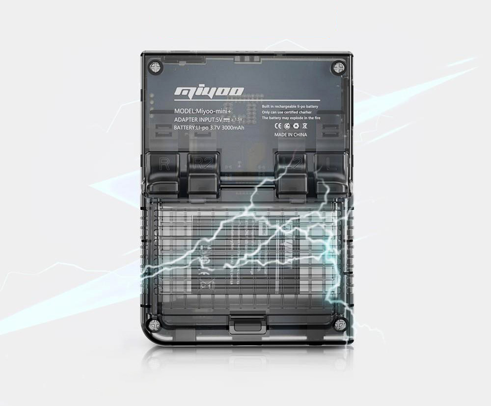 MIYOO Mini Plus Game Console 64GB - Black