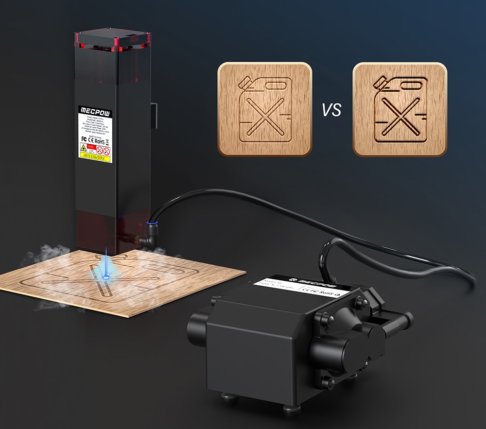 Mecpow X3 Pro 10W Laser Engraver With Air Assist Kit