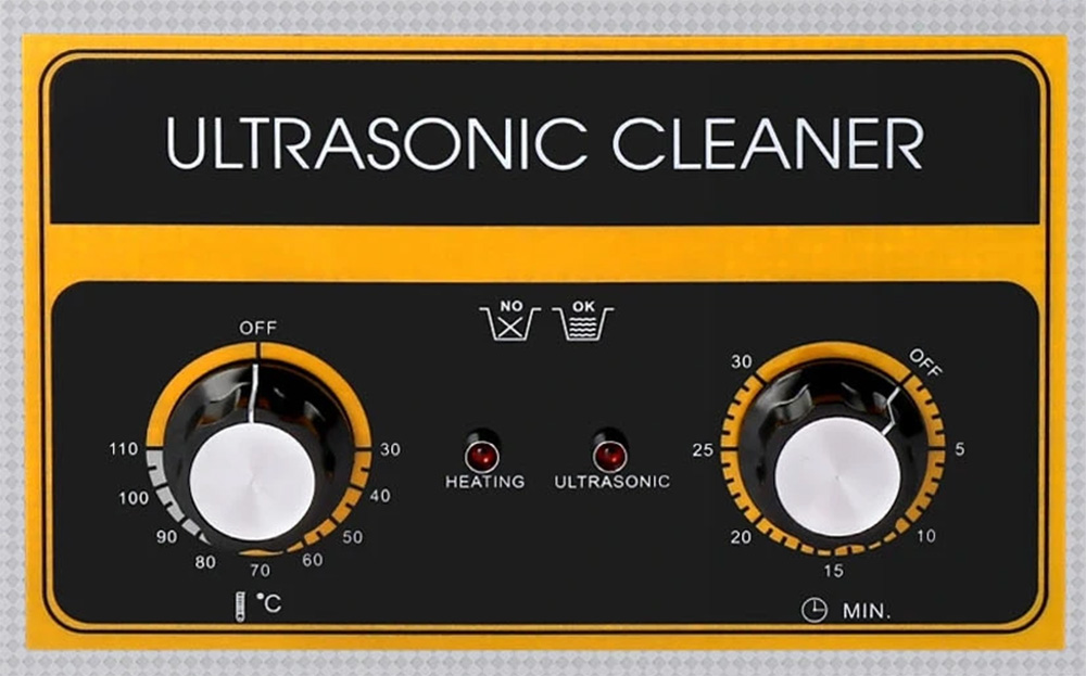 Geekbes 22L Ultrasonic Cleaner with Mechanical Knob, 480W Ultrasonic Power, 500W Heating Power, Adjustable Time/Temperature, Automatic Thermostat Function, for Sundry Beauty Hair Nail Tattoo Metal Tools, Tank Size 500x300x150mm/19.7x11.8x5.9 inch