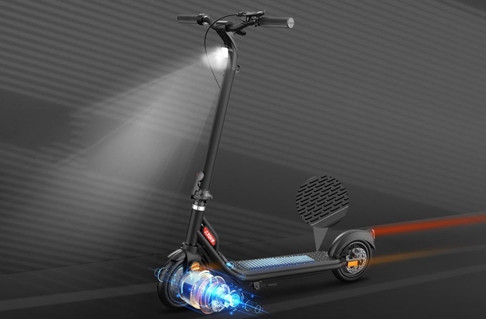 Atomi E20 Electric Scooter 8.5 inch Air Tire 250W Motor (Max Output 500W) 36V 7.5Ah Battery 30km Range Dual Brake 120kg