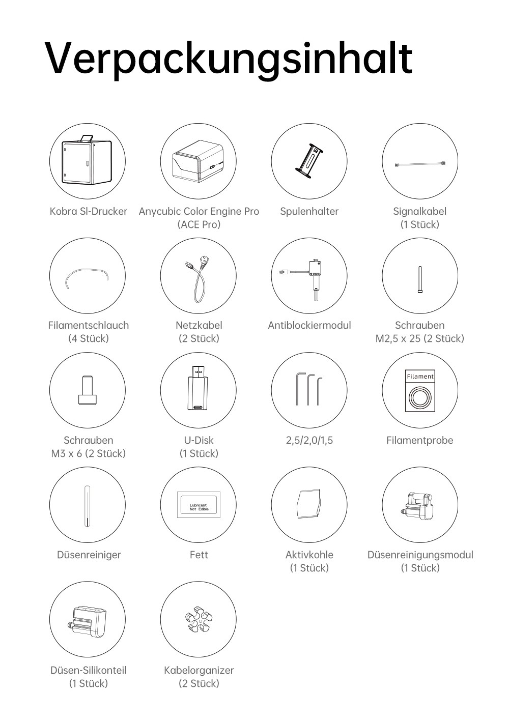 ANYCUBIC KOBRA S1 COMBO 3D-Drucker, lebendiger 8-Farben-Druck, 600 mm/s ultraschnelle Geschwindigkeit, automatische Nivellierung, 320 °C Hotend, 44 dB ultraleise, CoreXY-Konstruktion, 250 x 250 x 250 mm