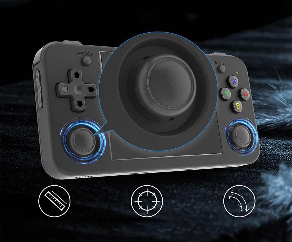 ANBERNIC RG35XX H Game Console 64GB+128GB 10000+ Games - Black