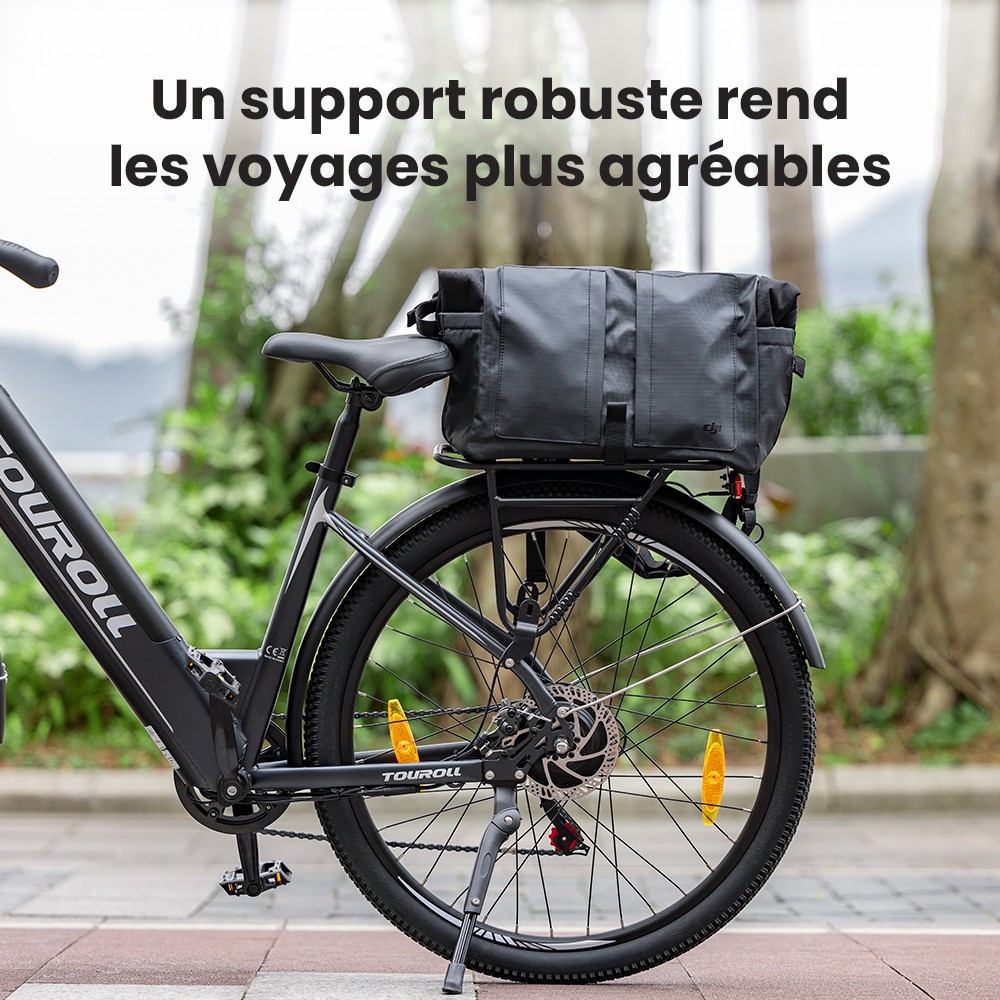 Touroll J1 ST Vélo de randonnée, 27,5 pouces, avec moteur 250 W, batterie 36 V 15,6 Ah, autonomie maximale de 100 km, écran LCD 1,8