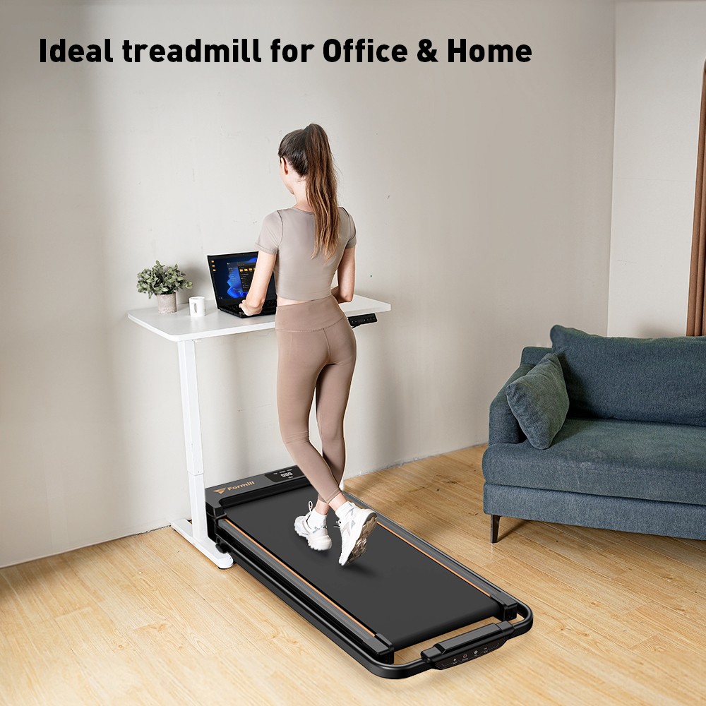 Formill FT-51 2-in-1 Walking Pad Treadmill, 2.5 HP Motor, Folding Treadmill up to 10 km/h, with LED Display and Remote Control, MAX 120KG, Ideal treadmill for Home and Office