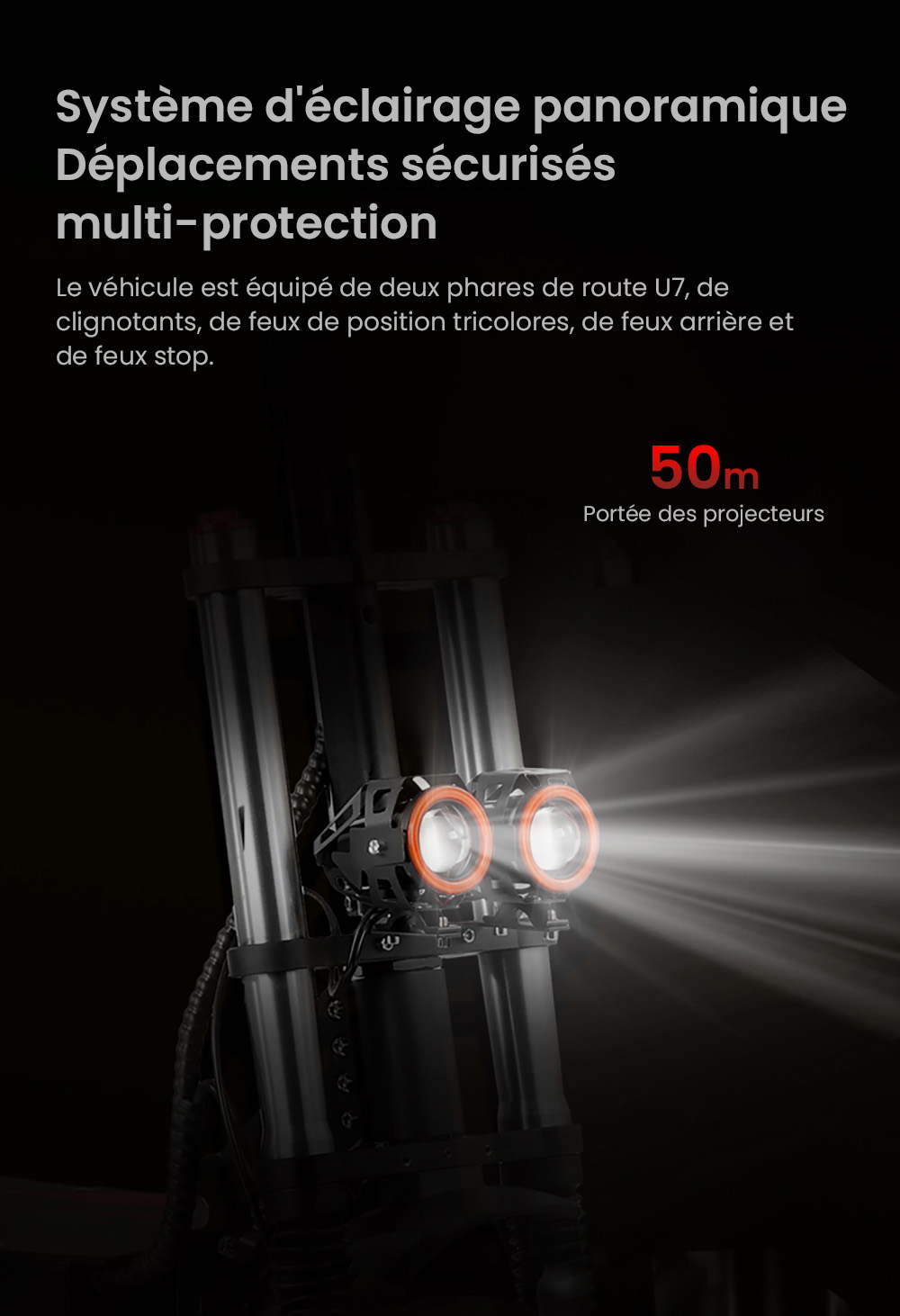 Trottinette électrique BOYUEDA S3-11, moteur 2*3000W, batterie 60V 38AH, pneu 11 pouces, vitesse maximale 85km/h, autonomie 120km, freins à disque hydrauliques doubles, amortisseur hydraulique, écran LCD