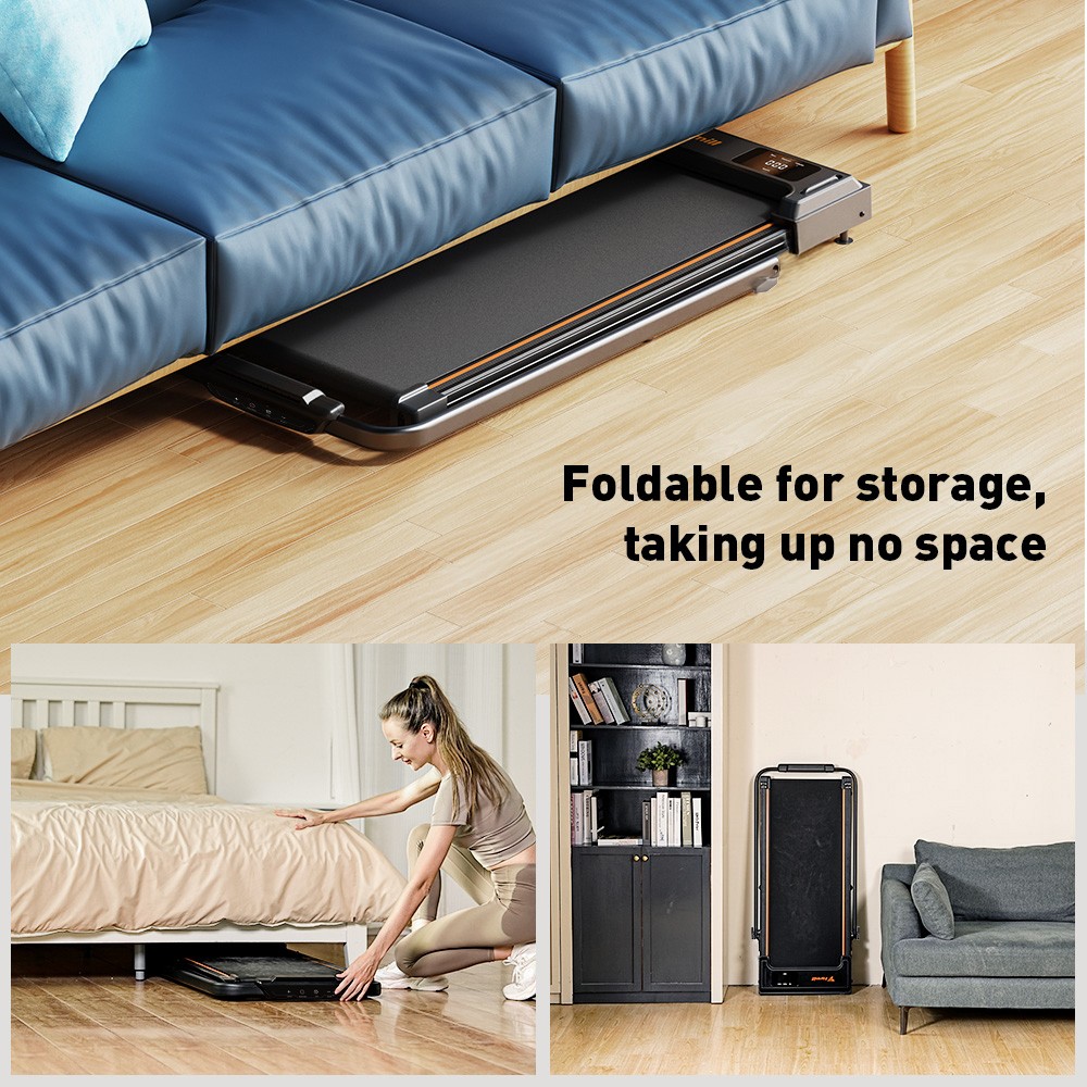 Formill FT-51 2-in-1 Walking Pad Treadmill, 2.5 HP Motor, Folding Treadmill up to 10 km/h, with LED Display and Remote Control, MAX 120KG, Ideal treadmill for Home and Office