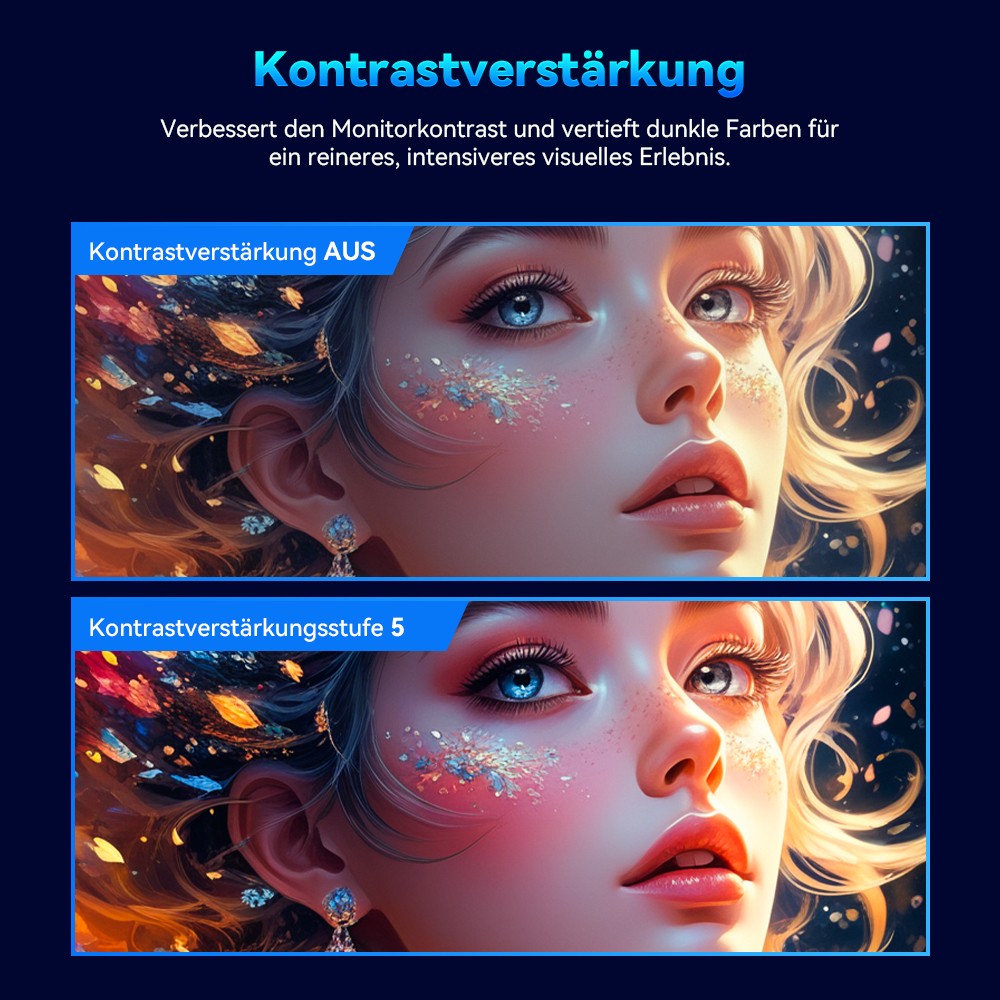 TITAN ARMY P27GR Gaming-Monitor, 27 Zoll 2560 x 1440 Fast-IPS-Bildschirm, 180 Hz Bildwiederholrate, 1 ms GTG, 99 % sRGB, HDR10, Adaptive-Sync, Gaming-Modus, dynamische OD, PBP- und PIP-Anzeige, schwaches blaues Licht, einstellbare Neigung, VESA-Wandmontage