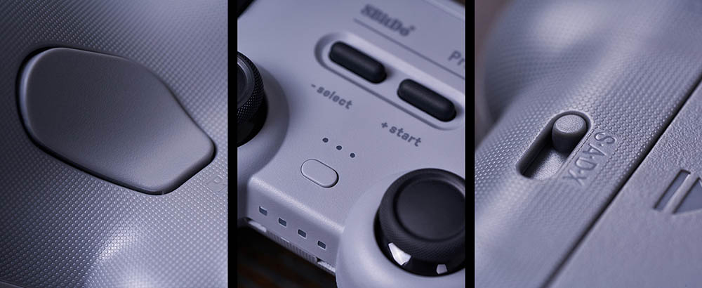 8BitDo Pro 2 Bluetooth Gaming Controller, Hall Effect Joystick, Compatible with Switch, PC, Android, Steam Deck, Apple & Raspberry Pi - Grey