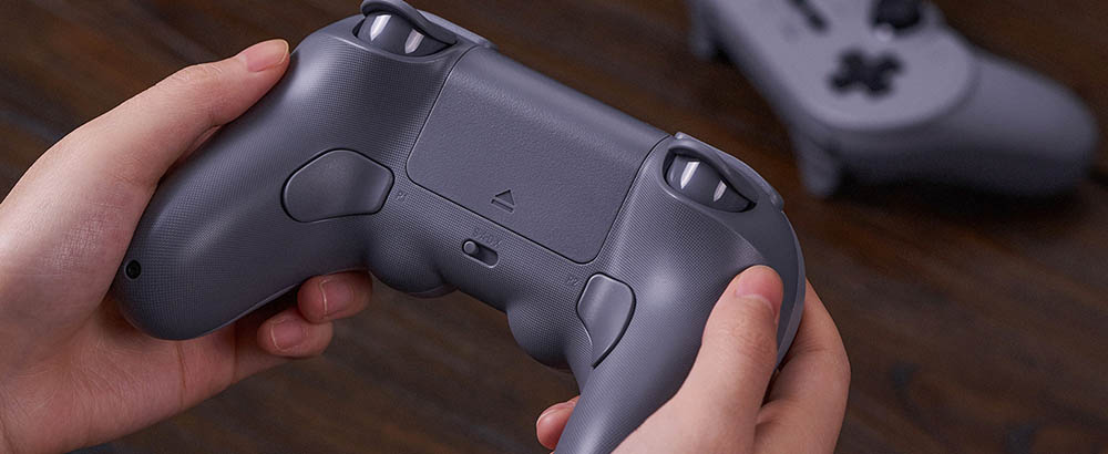 8BitDo Pro 2 Bluetooth Gaming Controller, Hall Effect Joystick, Compatible with Switch, PC, Android, Steam Deck, Apple & Raspberry Pi - Grey