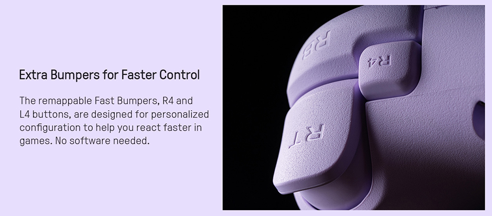 8BitDo Ultimate 2C Wireless Gaming Controller for Windows PC and Android, 1000Hz Polling Rate, Hall Effect Joysticks & Hall Triggers - Purple