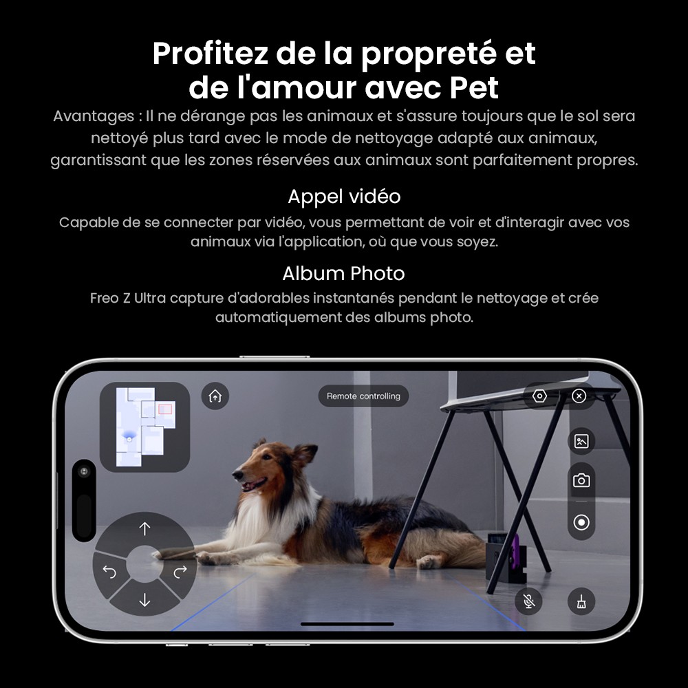 Aspirateur robot et balai Narwal Freo Z Ultra avec station de base, puissance de 12 000 Pa, autovidange, double caméra, zéro enchevêtrement, 120 jours sans entretien, levage automatique de la vadrouille jusqu'à 12 mm, évitement d'obstacles à trois lasers, lavage et séchage à l'eau chaude adaptatifs par IA - Blanc