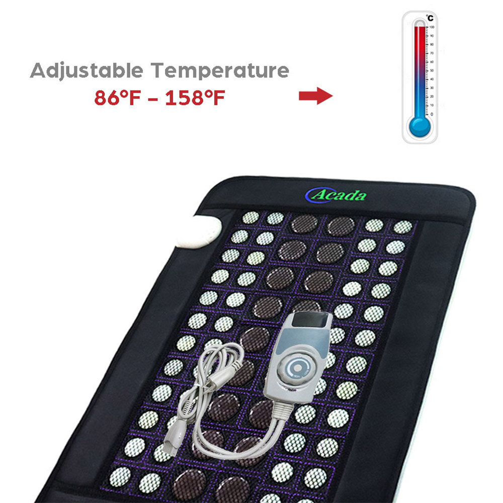 ACADA Far Infrared Heating Pad with Jade Tourmaline, Deep Warm Your Full Body and Relieve Muscle Fatigue, 80x55cm