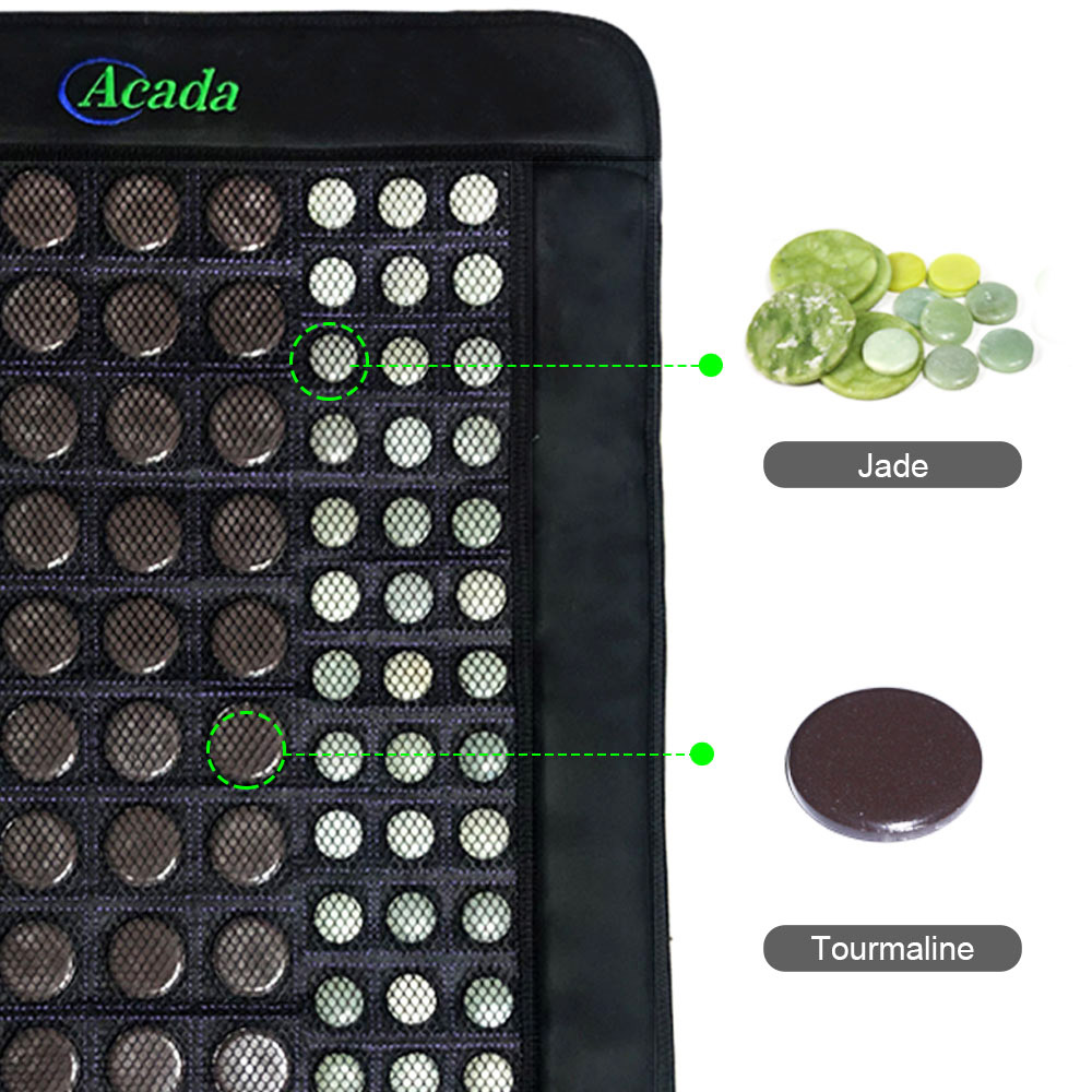 ACADA Far Infrared Heating Pad with Jade Tourmaline, Deep Warm Your Full Body and Relieve Muscle Fatigue, 80x55cm