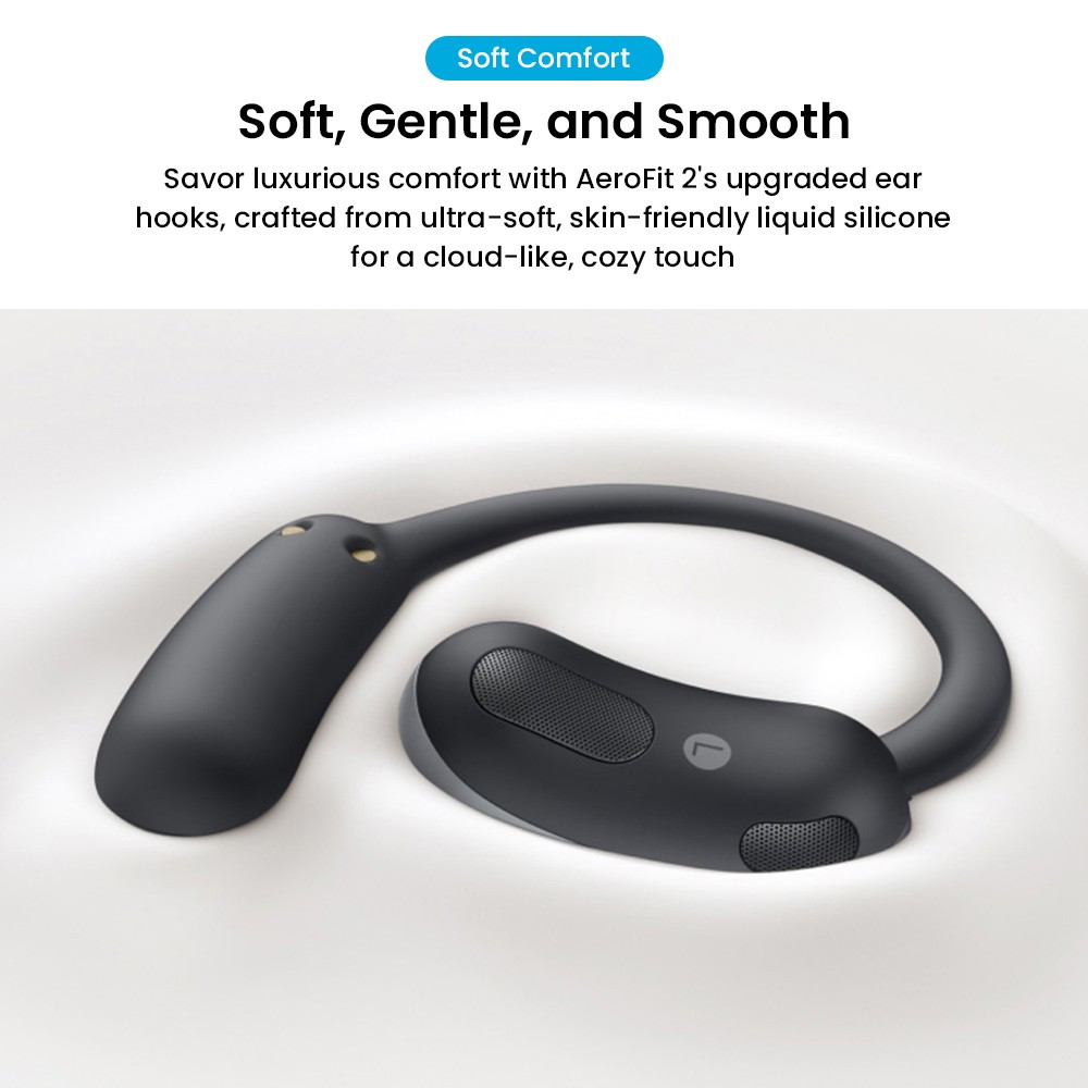 Anker Soundcore AeroFit 2 Open-ear Wireless Earbuds, Adjustable Ear Hooks, Bluetooth 5.4, Hi-Res Wireless Audio - Green