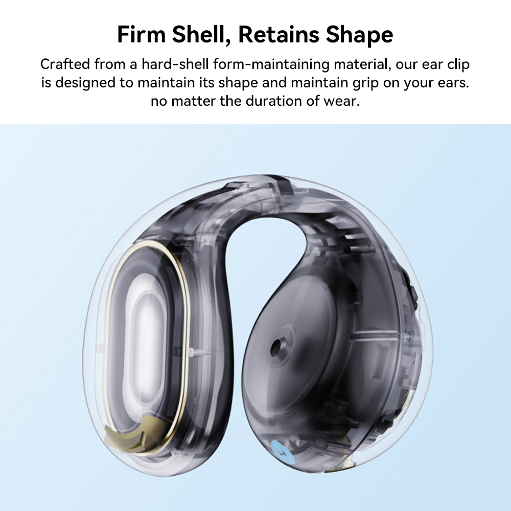 Anker Soundcore C30i Open-ear Clip-on Earbuds, Bluetooth 5.3, IPX4 Water-Resistant, Up to 30 Hours Playtime - Black