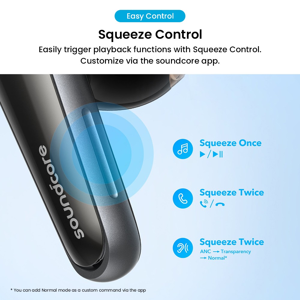 Anker Soundcore Liberty 4 True Wireless ANC Earbuds, Hi-Res Wireless Audio, Spatial Audio with Dual Modes, Heart Rate Sensor - White