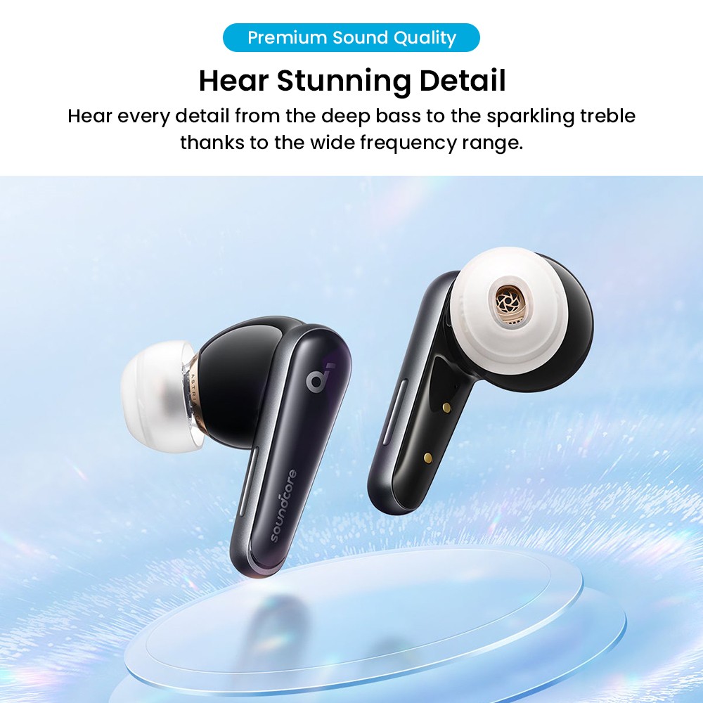 Anker Soundcore Liberty 4 True Wireless ANC Earbuds, Hi-Res Wireless Audio, Spatial Audio with Dual Modes, Heart Rate Sensor - White