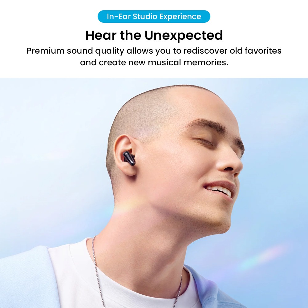 Anker Soundcore Liberty 4 True Wireless ANC Earbuds, Hi-Res Wireless Audio, Spatial Audio with Dual Modes, Heart Rate Sensor - White