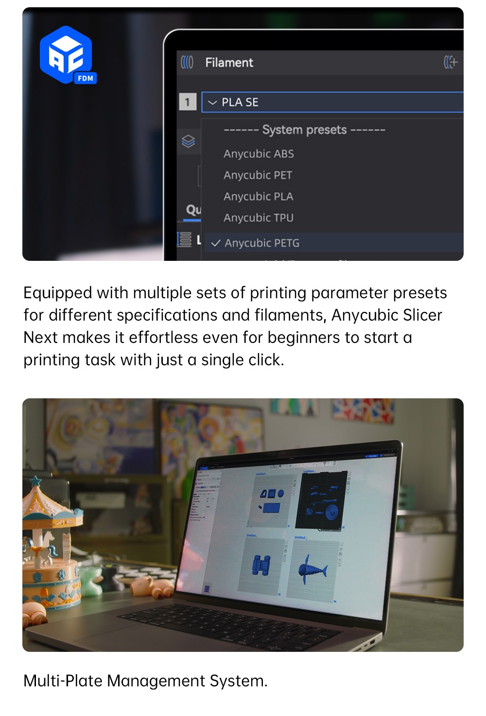 Anycubic Kobra S1 3D Drucker, geschlossene CoreXY-Konstruktion, 600 mm/s ultraschneller Druck, unterstützt Mehrfarbendruck mit ACE Pro, 320 °C Hotend, 44 dB ultraleise, 250*250*250 mm