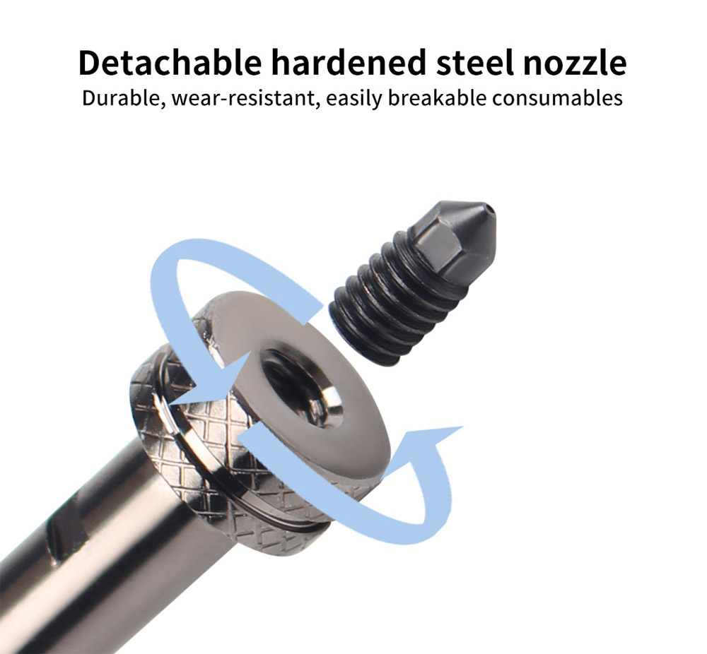 FYSETC 0.4mm Hardened Steel Nozzle for Voron 3D Printer