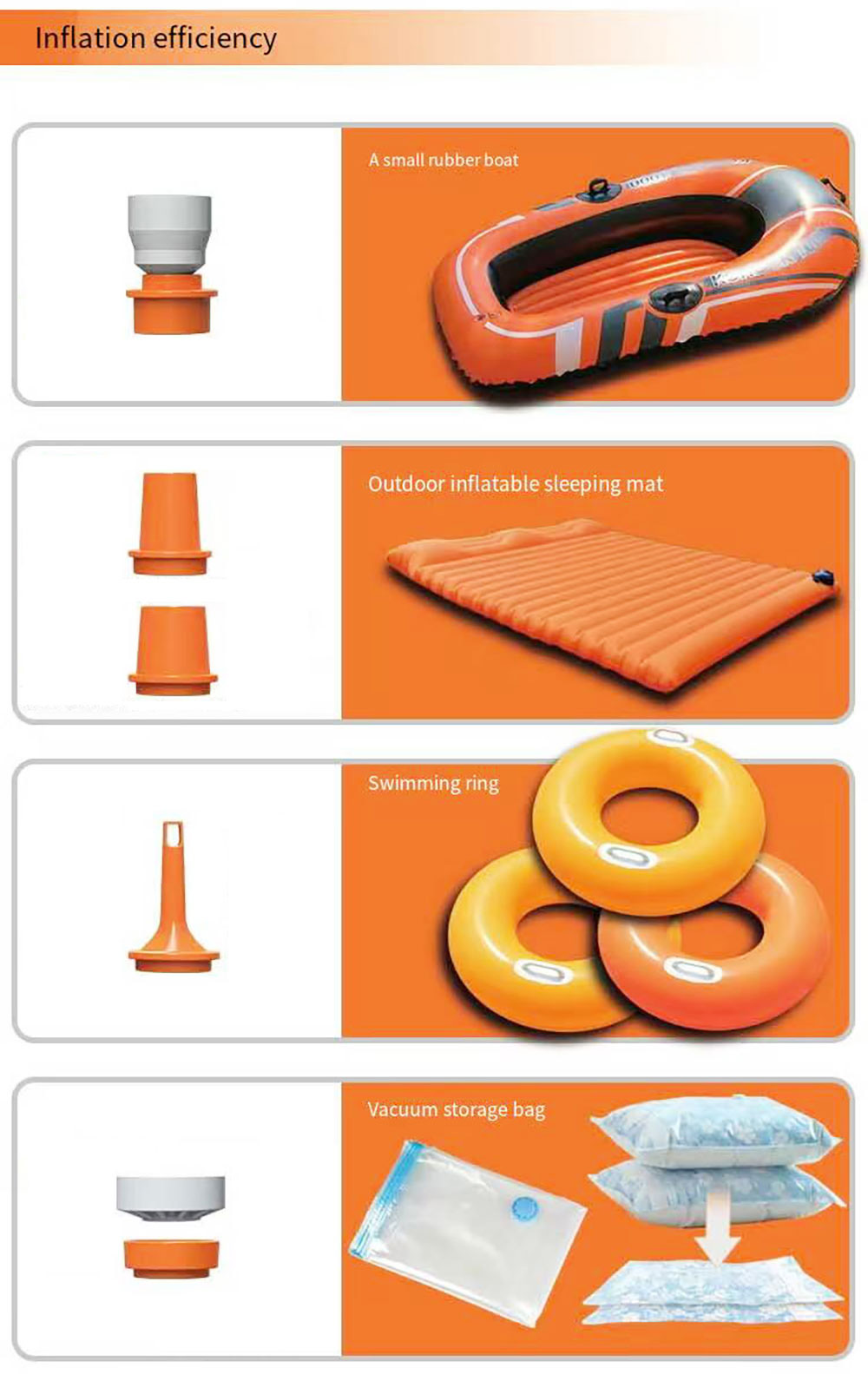 H3 Outdoor Wireless High-speed Inflation & Deflation Integrated Air Pump