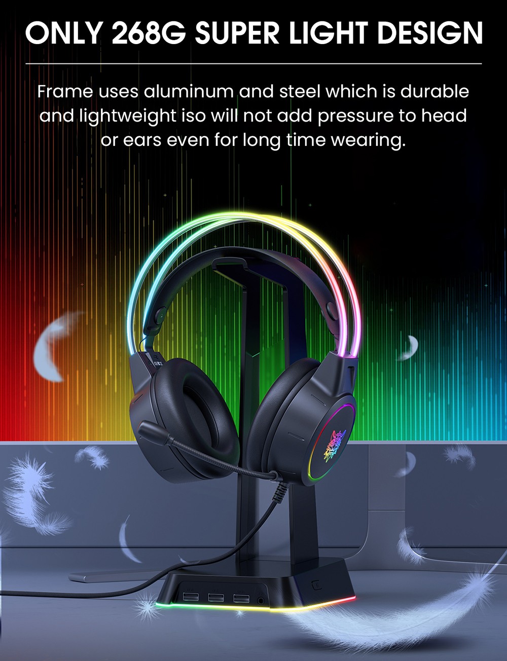 ONIKUMA X15 Pro Wired Gaming Headphones - Black