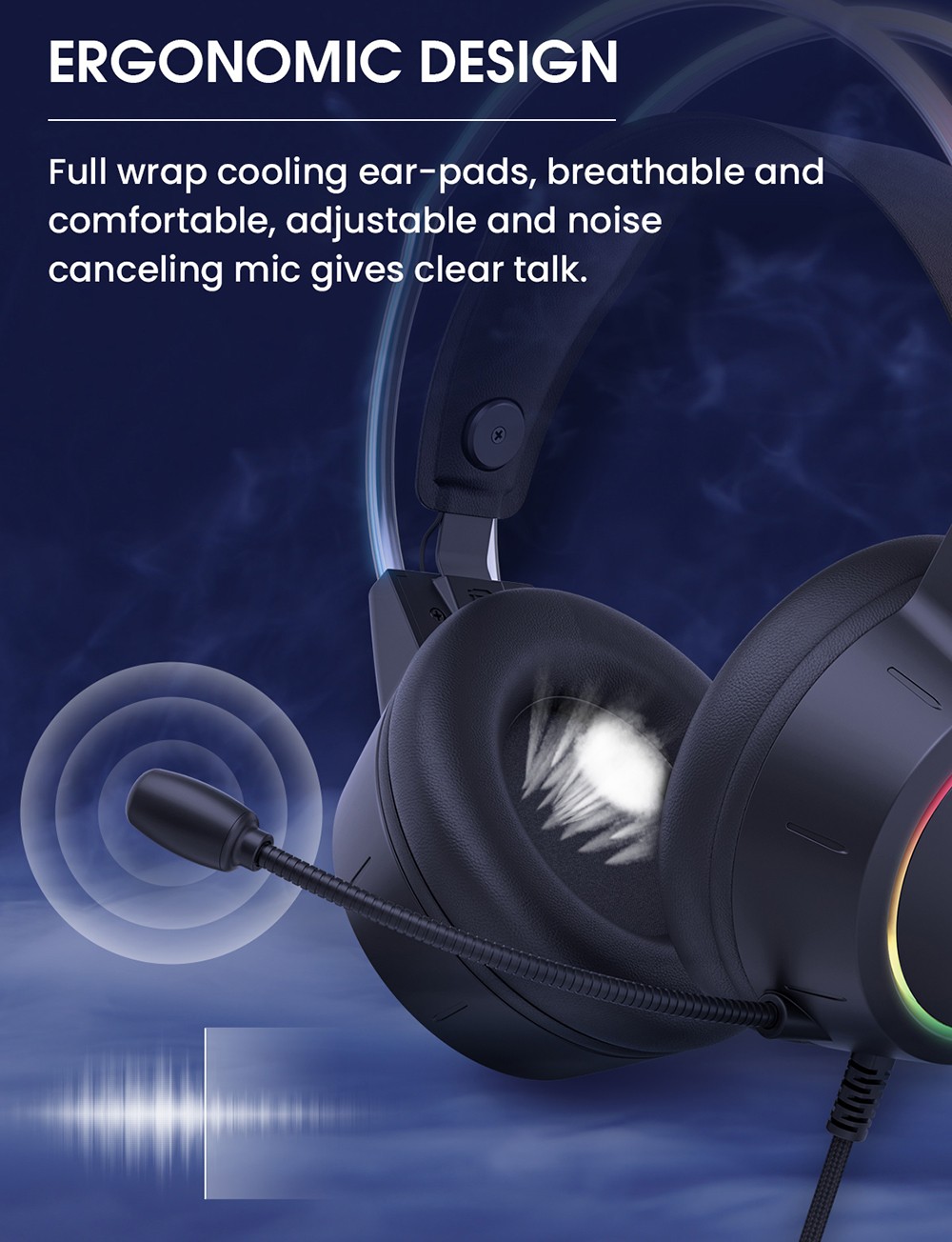 ONIKUMA X15 Pro Wired Gaming Headphones - Black