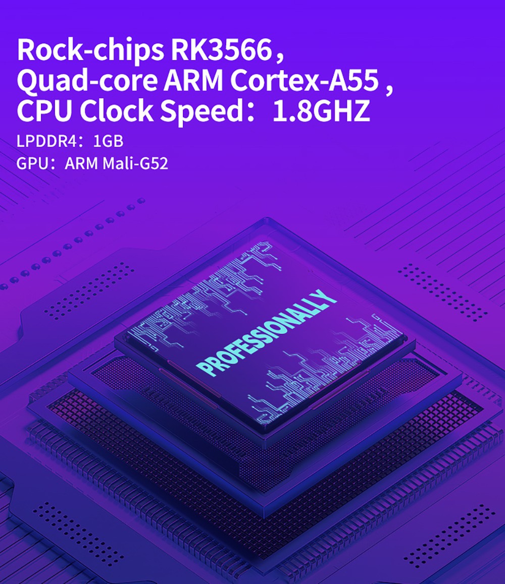 Powkiddy X35H Handheld Game Console, 3.5 inch IPS Screen, 16GB+128GB TF Card, Open Source Linux System, 6 Hours Playtime, HDMI Output - Blue