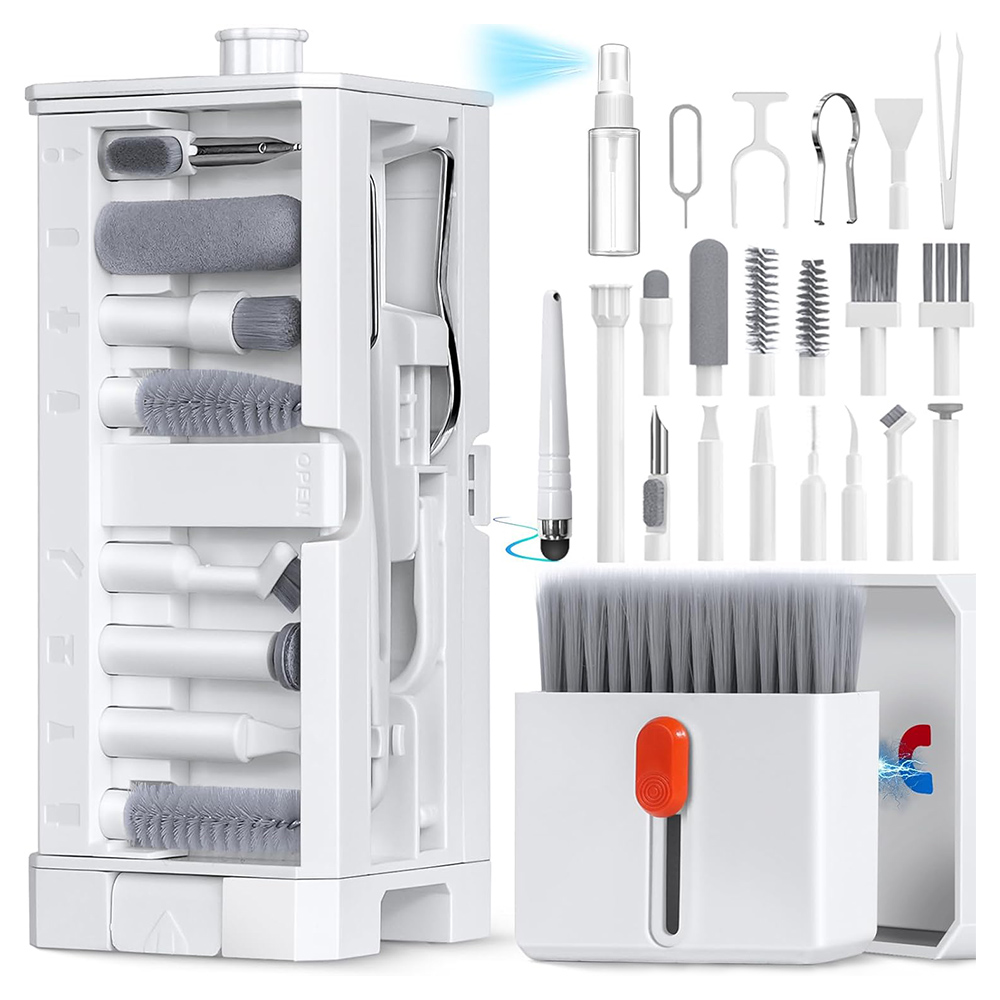 Q32 32 in 1 Multi-Purpose Keyboard Cleaning Kit for Electronics including Headphones, Mobile Phones, Computer, Monitor, Lens and etc.