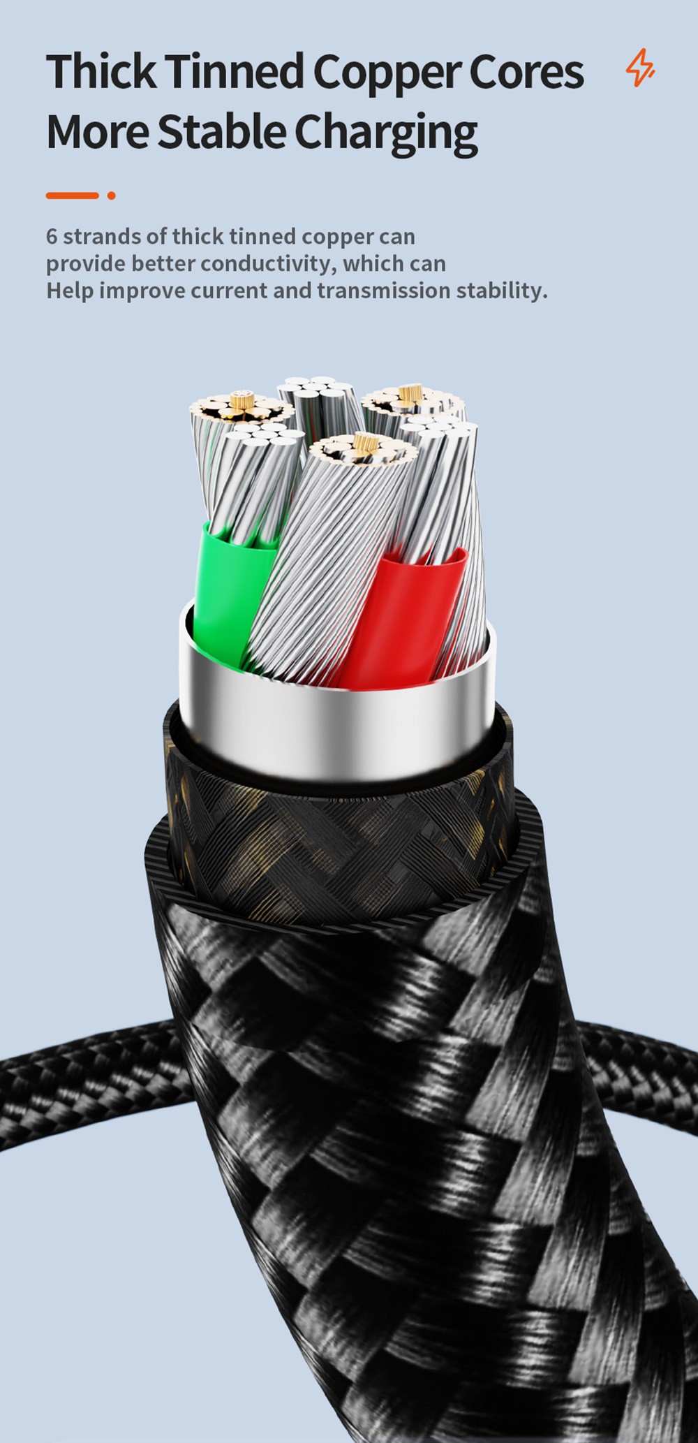 Toocki TXCTT1-XY01 PD 100W Fast Charging Cable, 5A, Smart Digital Display, E-Marker Chip, 480Mbps Data Transfer, Braided Nylon, Blue - 2m