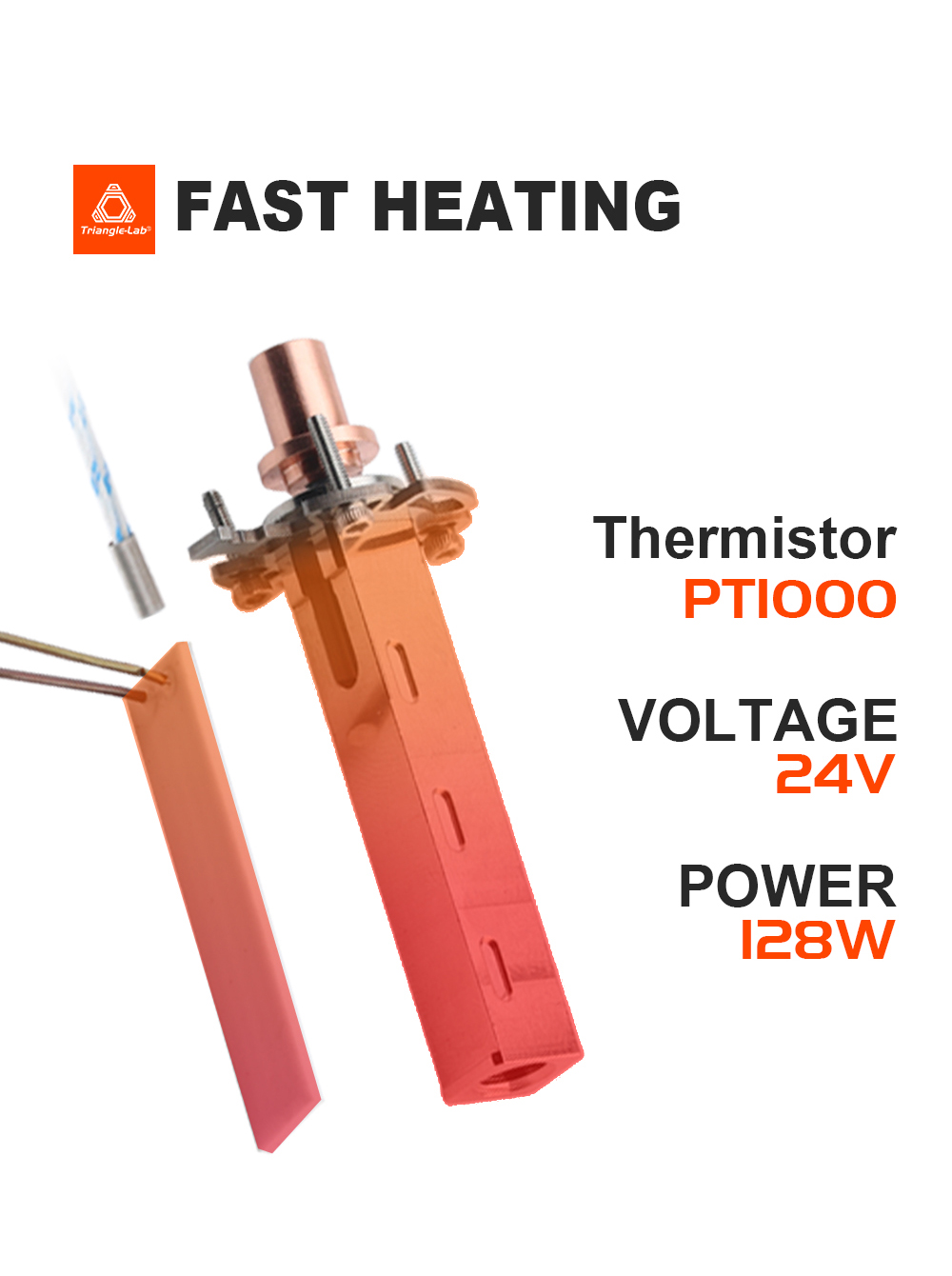 Trianglelab CHC XL Liquid Cooling Hotend for FDM 3D Printers