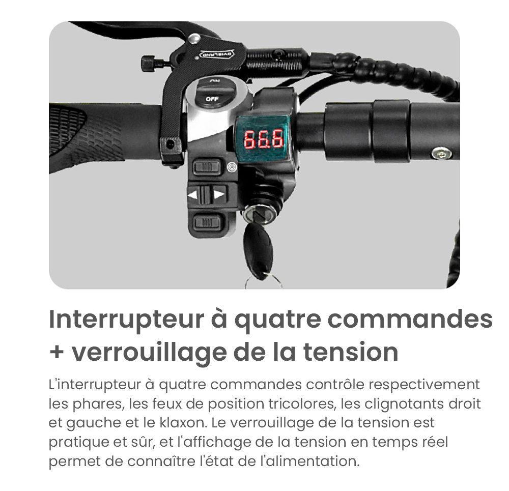 Trottinette électrique BOYUEDA S3-11, moteur 2*3000W, batterie 60V 38AH, pneu 11 pouces, vitesse maximale 85km/h, autonomie 120km, freins à disque hydrauliques doubles, amortisseur hydraulique, écran LCD