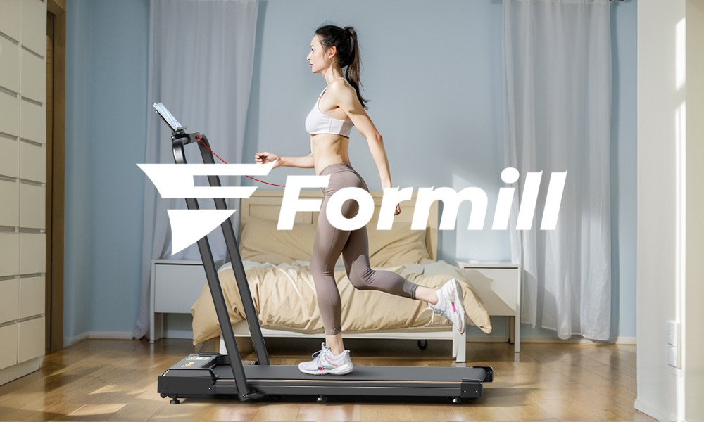 Formill FT-51 2-in-1 Walking Pad Treadmill, 2.5 HP Motor, Folding Treadmill up to 10 km/h, with LED Display and Remote Control, MAX 120KG, Ideal treadmill for Home and Office