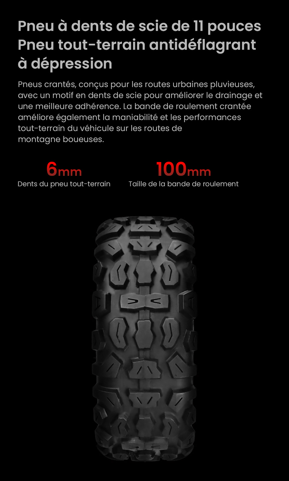 Trottinette électrique BOYUEDA S3-11, moteur 2*3000W, batterie 60V 38AH, pneu 11 pouces, vitesse maximale 85km/h, autonomie 120km, freins à disque hydrauliques doubles, amortisseur hydraulique, écran LCD